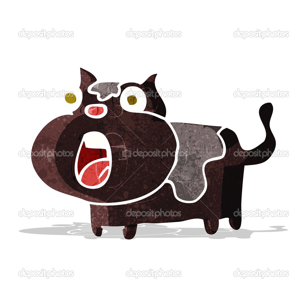 Dessin Anime Chat Choque Image Vectorielle Par Lineartestpilot C Illustration