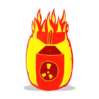 karikatür atom bombası