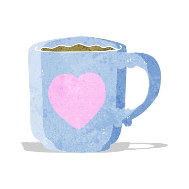 çizgi film kahve fincanı.