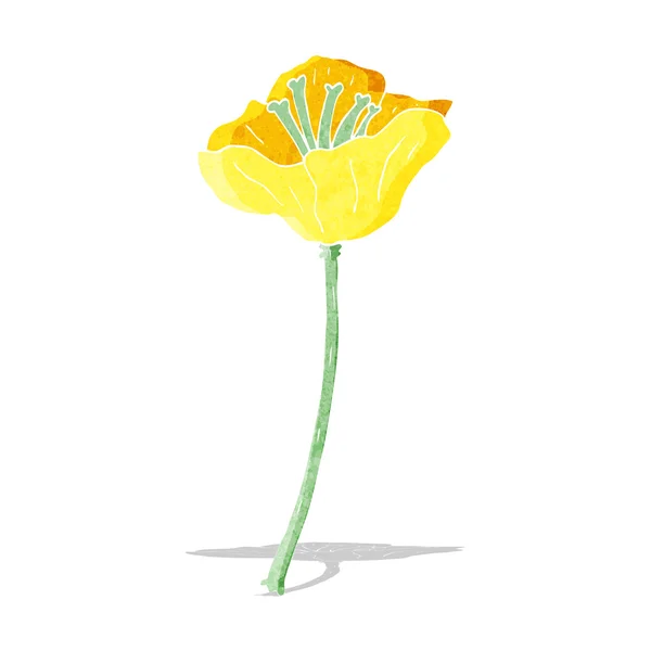 Fleur de dessin animé — Image vectorielle