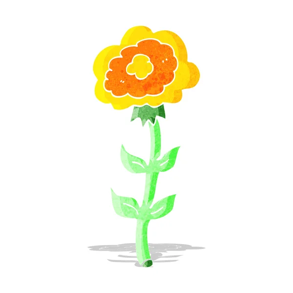 Cartoon rose — Stock Vector