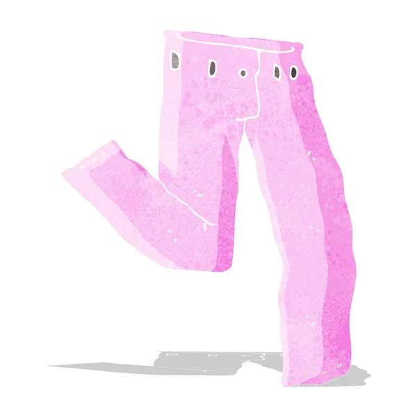 Cartoon paio di pantaloni rosa — Vettoriale Stock