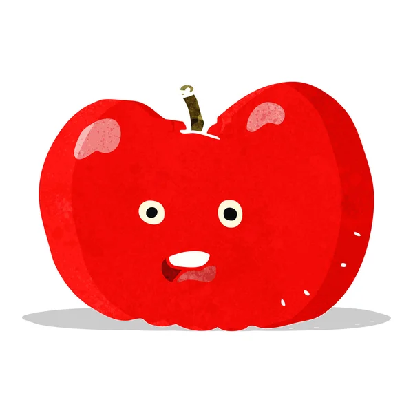 Manzana de dibujos animados — Vector de stock