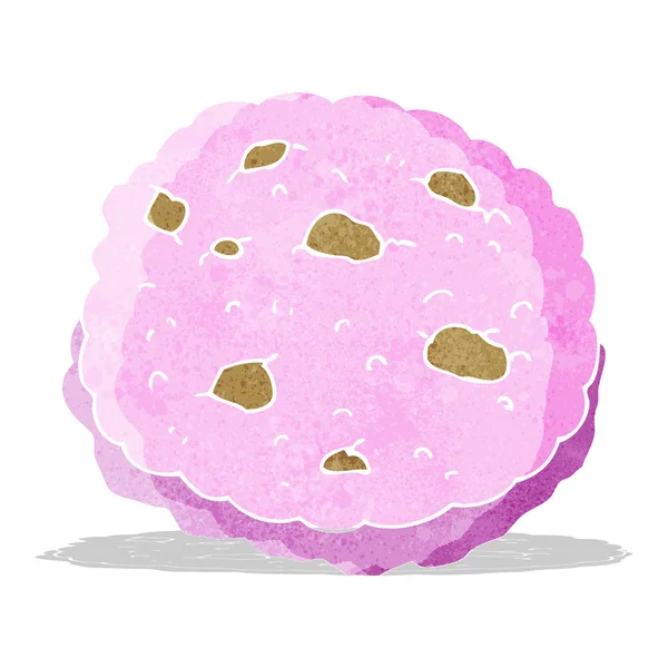 粉红色的 cookie 卡通 — 图库矢量图片