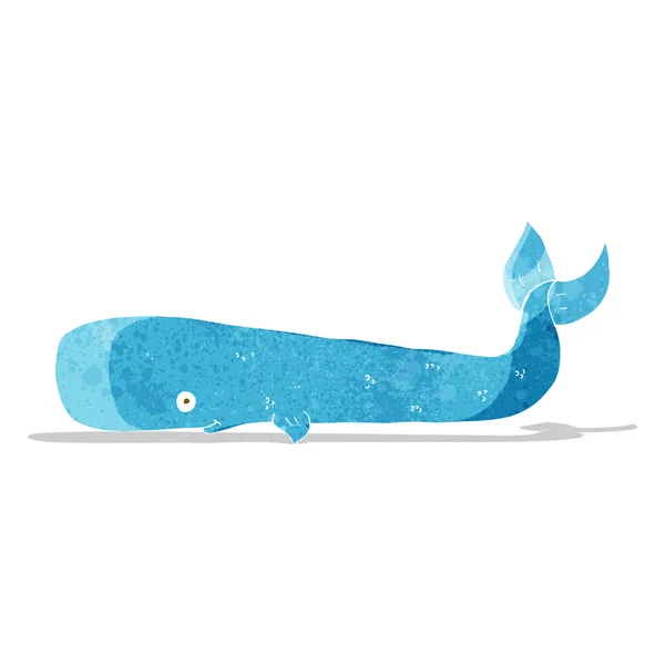 Cartoon whale — Stock vektor