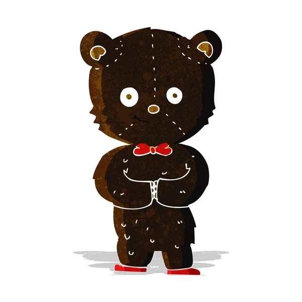 Kreslený roztomilý malý medvídek — Stockový vektor