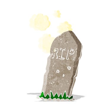 Çizgi Film ürkütücü mezar