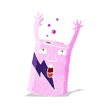 karikatür soda kutusu karakteri