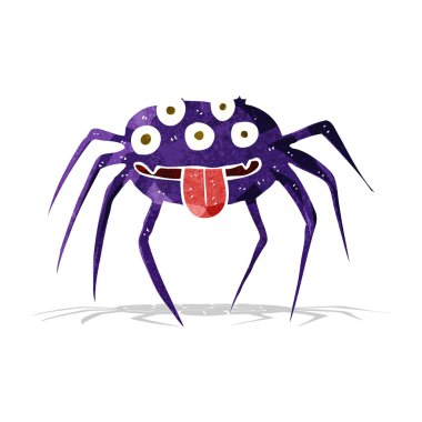 çizgi film iğrenç cadılar bayramı örümceği