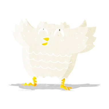 çizgi film siyah kuş