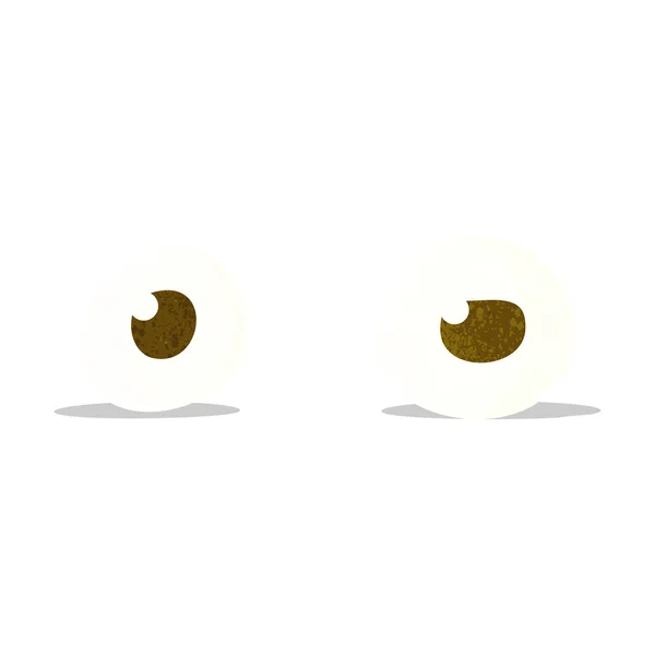 Ojos de dibujos animados — Vector de stock