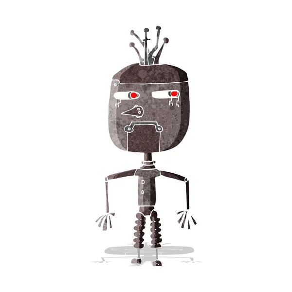 Robô dos desenhos animados — Vetor de Stock