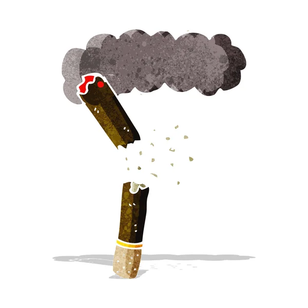 ซิการ์การ์ตูนหัก — ภาพเวกเตอร์สต็อก