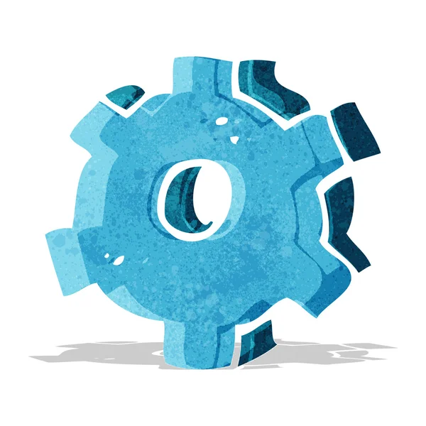 Cartoon cog symbol — Stock vektor