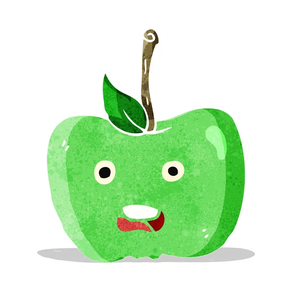 Cartoon apple — Stockvector