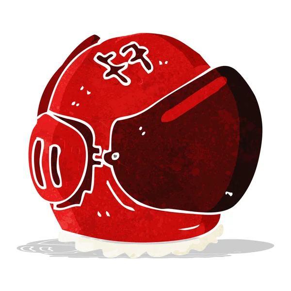 Casco astronauta de dibujos animados — Vector de stock