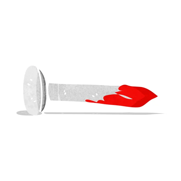 Kreslený krvavé nehty — Stockový vektor