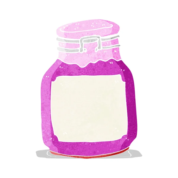 Cartoon kitchen jar — Stock Vector