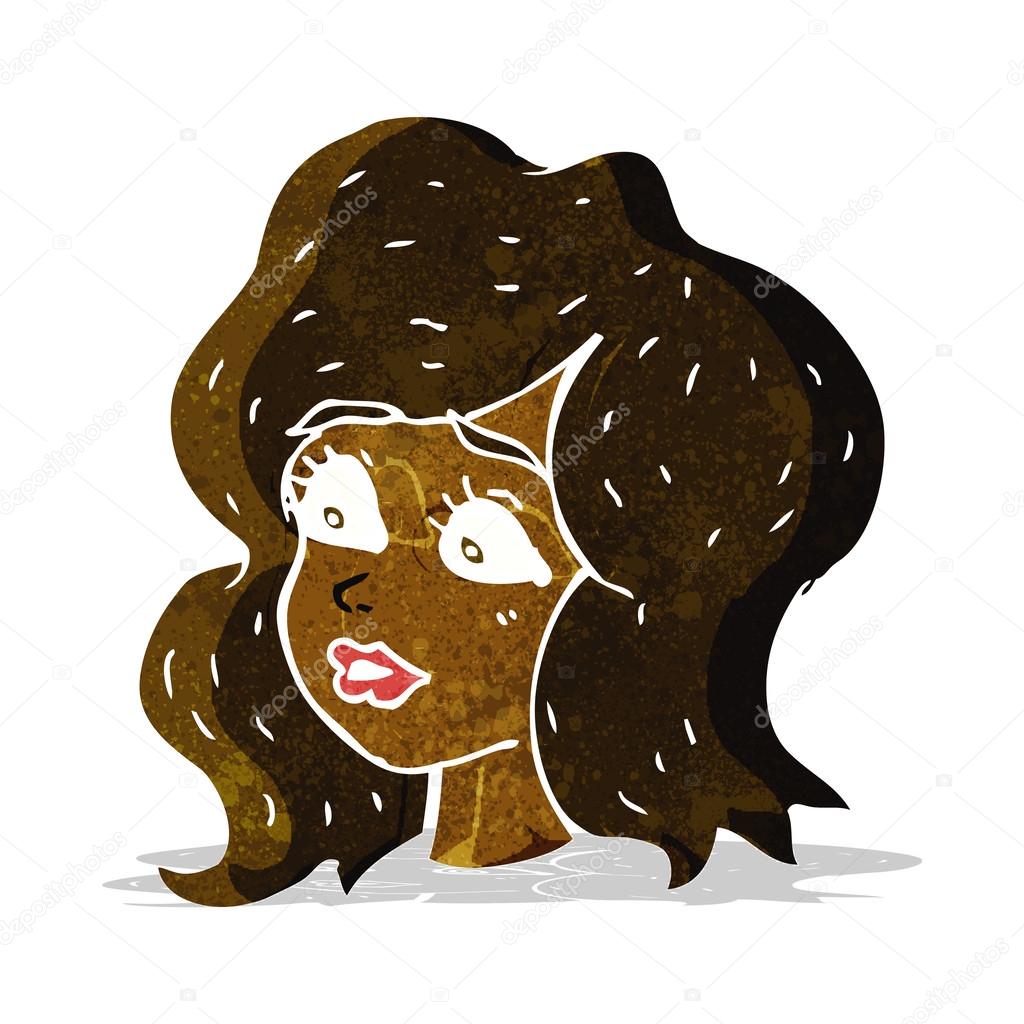 Cartoon woman looking concerned Stock Vector Image by ©lineartestpilot ...