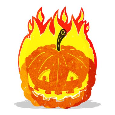 karikatür sırıtan kabak