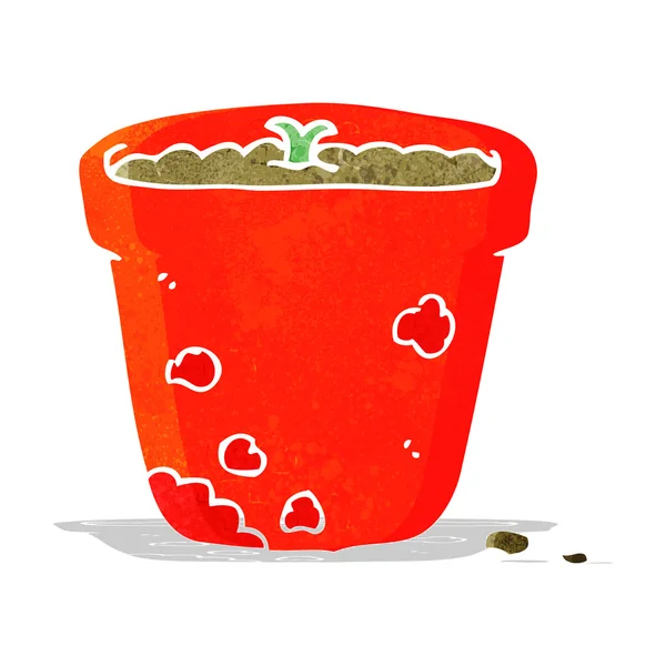 Cartoon flower pot — Stock Vector
