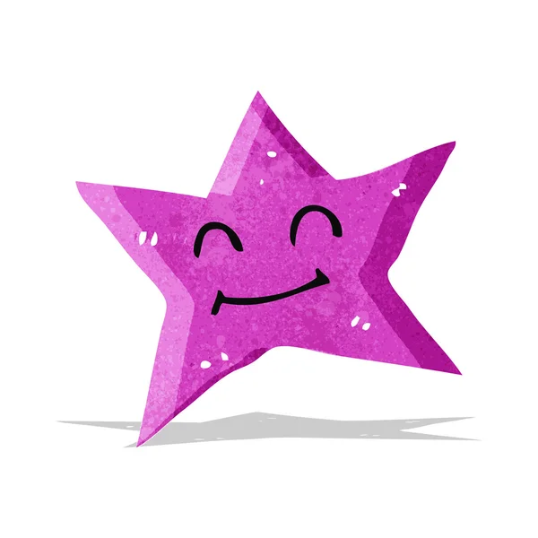 Personaje estrella de dibujos animados — Vector de stock