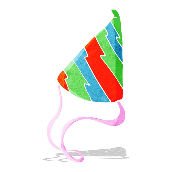 Cappello festa cartone animato — Vettoriale Stock
