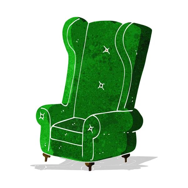 Vieux fauteuil de dessin animé — Image vectorielle