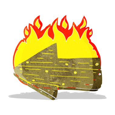 karikatür yanma yönü oku