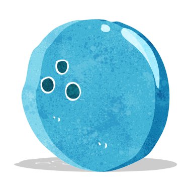 karikatür bowling topu