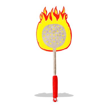 karikatür mutfak malzemesi