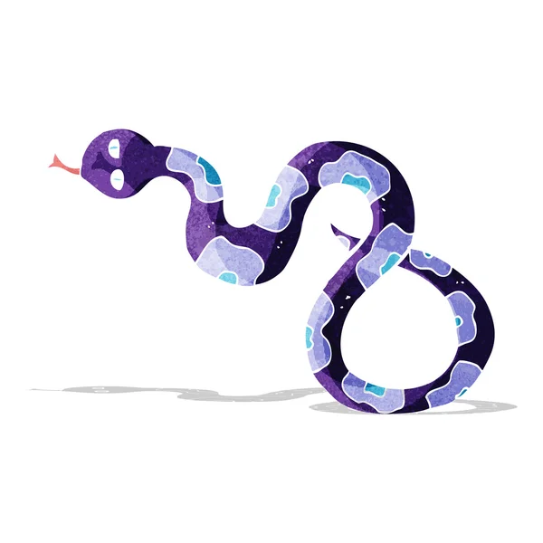 Serpiente de dibujos animados — Vector de stock