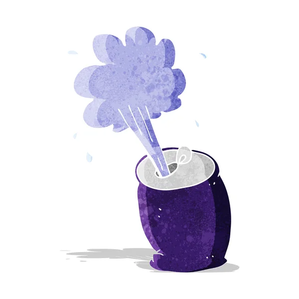 Canette de soda gazeuse dessin animé — Image vectorielle