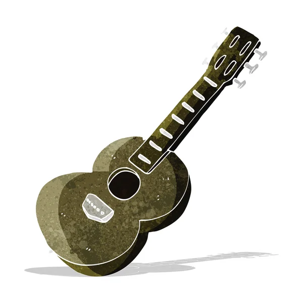 Guitarra desenhos animados — Vetor de Stock