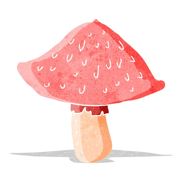 Cartoon wild mushroom — Stock Vector