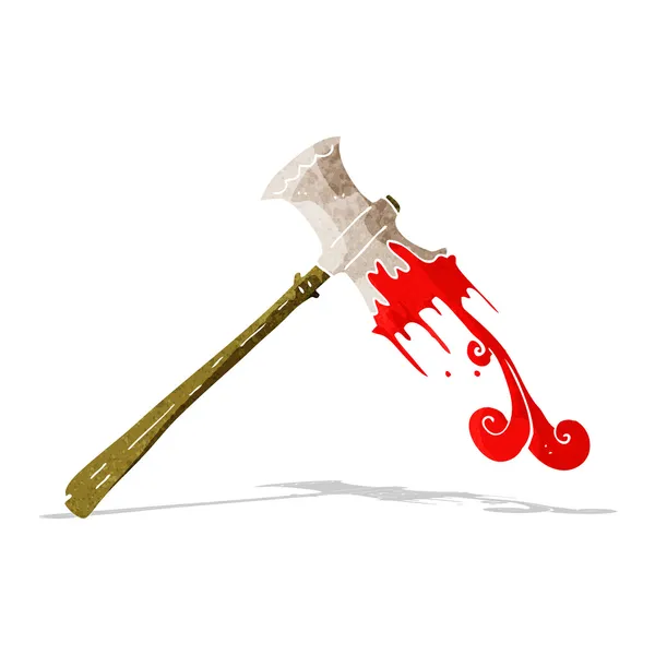 Cartoon slayer axe — Stock vektor