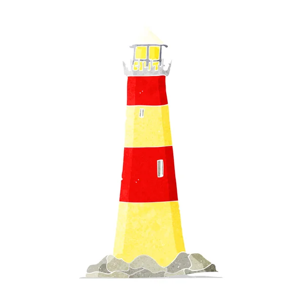 Cartoon vuurtoren — Stockvector