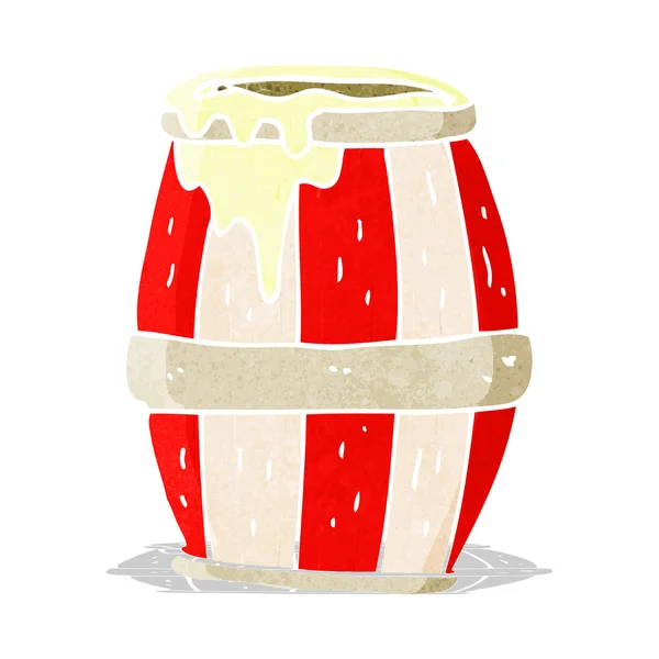 Cartoon barrel — Stock Vector