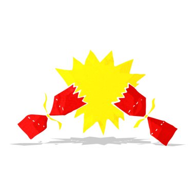 karikatür Noel fişeği