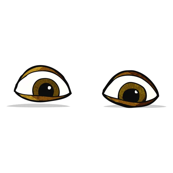 Ojos de dibujos animados — Vector de stock