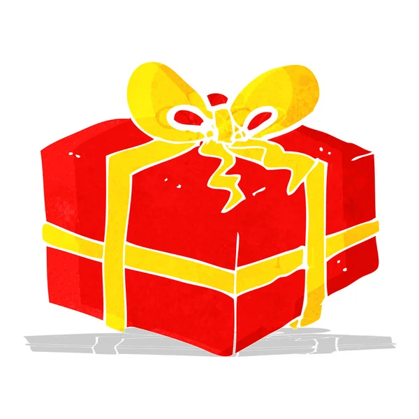 Cartoon kerstcadeau — Stockvector