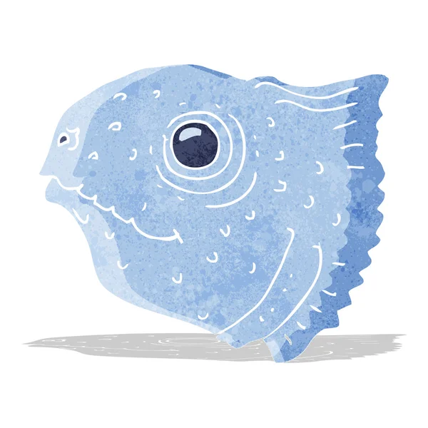 Kreslený rybí hlavy — Stockový vektor