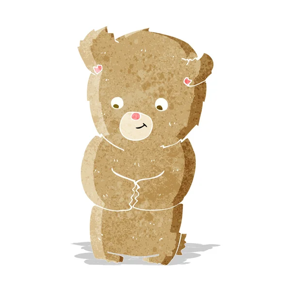 Cartoon teddy bear — Stock Vector