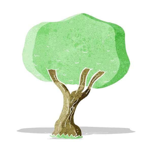 Árbol de dibujos animados — Vector de stock