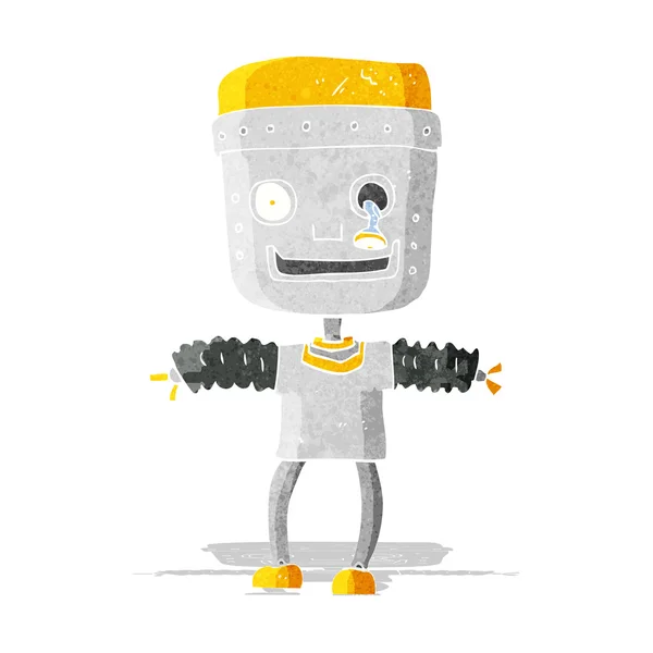 Cartoon robot — Stock Vector