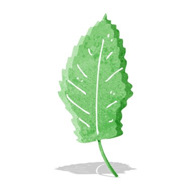 karikatür yaprak sembol