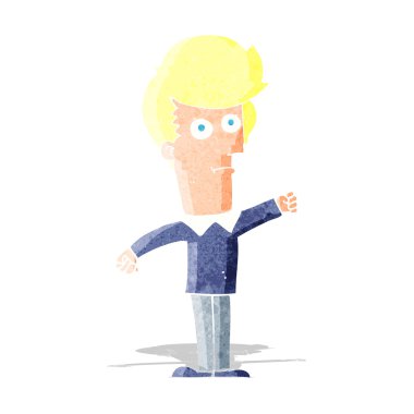 karikatür adam delme