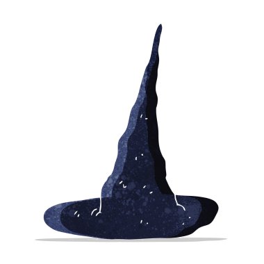 Çizgi film hayaleti cadı şapkası.