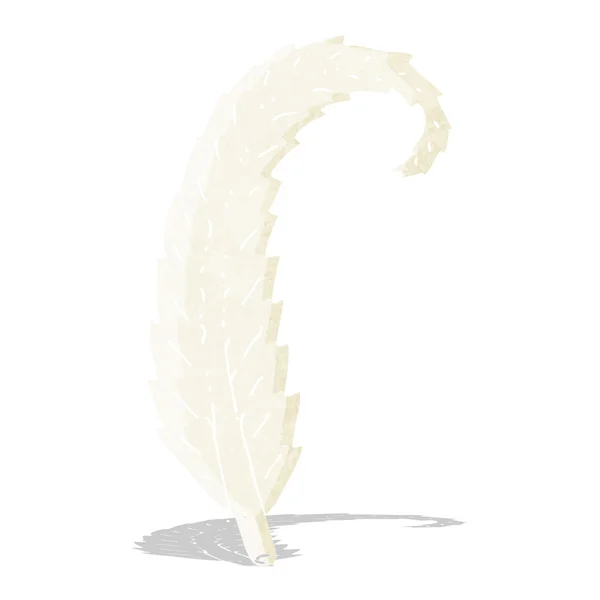 Cartoon feather — Stock Vector