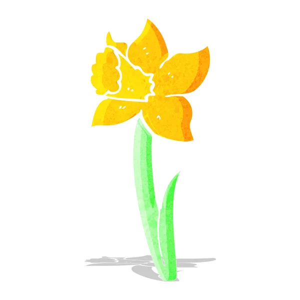 Cartoon daffodil — Stock vektor